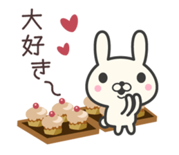 Cafe rabbit sticker #8697929