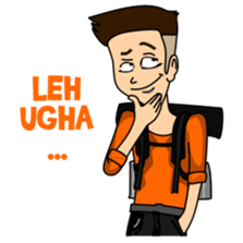 Si Anak Gunung sticker #8697965