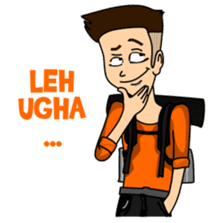 Si Anak Gunung sticker #8697965