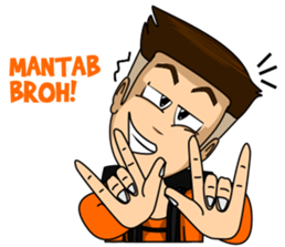 Si Anak Gunung sticker #8697969