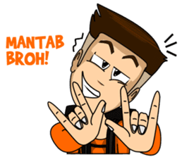 Si Anak Gunung sticker #8697969