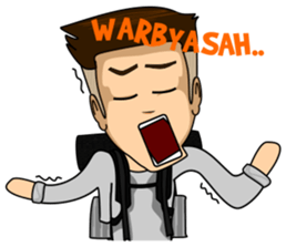 Si Anak Gunung sticker #8697970