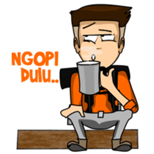 Si Anak Gunung sticker #8697990