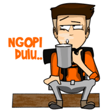 Si Anak Gunung sticker #8697990