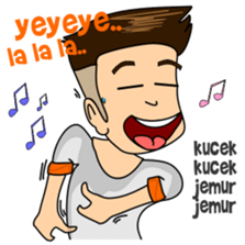 Si Anak Gunung sticker #8697997