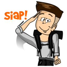 Si Anak Gunung sticker #8697998