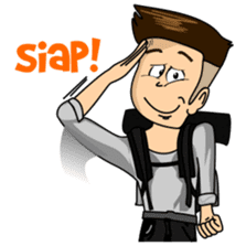 Si Anak Gunung sticker #8697998