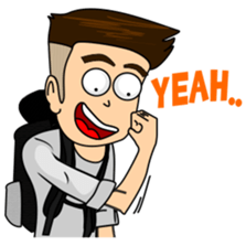 Si Anak Gunung sticker #8697999