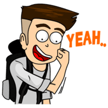 Si Anak Gunung sticker #8697999