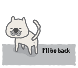 mew~ (English) sticker #8698795