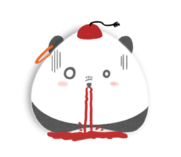 Naughty panda sticker #8699165