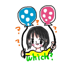 Japanese girl (English version) sticker #8699364