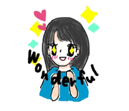 Japanese girl (English version) sticker #8699367
