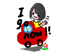 Japanese girl (English version) sticker #8699370