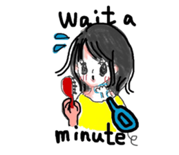 Japanese girl (English version) sticker #8699371