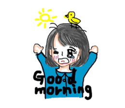 Japanese girl (English version) sticker #8699375