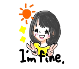 Japanese girl (English version) sticker #8699384