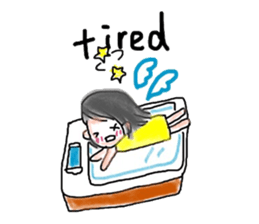 Japanese girl (English version) sticker #8699388