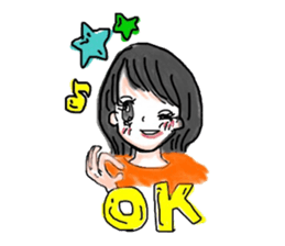 Japanese girl (English version) sticker #8699394