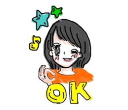 Japanese girl (English version) sticker #8699394
