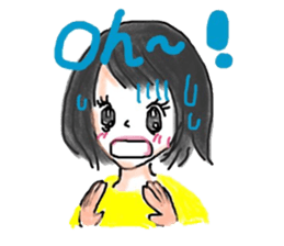 Japanese girl (English version) sticker #8699399