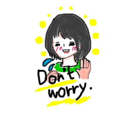 Japanese girl (English version) sticker #8699400