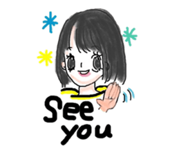 Japanese girl (English version) sticker #8699401