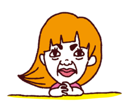 Moe Moe Pretty girl. sticker #8699762