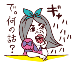 Moe Moe Pretty girl. sticker #8699765