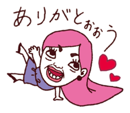 Moe Moe Pretty girl. sticker #8699774