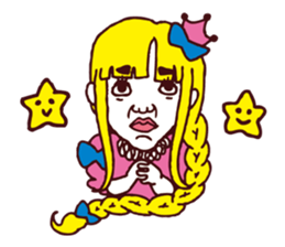 Moe Moe Pretty girl. sticker #8699796