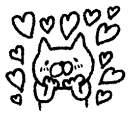 AHO cat sticker #8700471