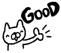 AHO cat sticker #8700474