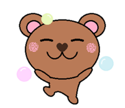 Bubble Bear sticker #8700581