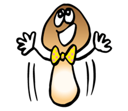 Hang in there! Matsutake-kun sticker #8700809