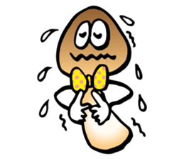 Hang in there! Matsutake-kun sticker #8700813