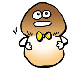 Hang in there! Matsutake-kun sticker #8700820