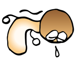 Hang in there! Matsutake-kun sticker #8700824