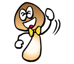 Hang in there! Matsutake-kun sticker #8700825