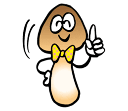 Hang in there! Matsutake-kun sticker #8700827