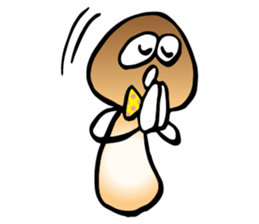 Hang in there! Matsutake-kun sticker #8700828