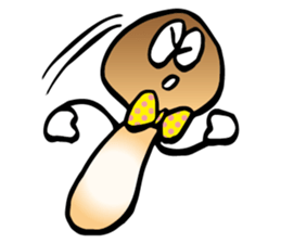 Hang in there! Matsutake-kun sticker #8700834