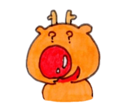 Reindeer Merry Christmas sticker #8701290