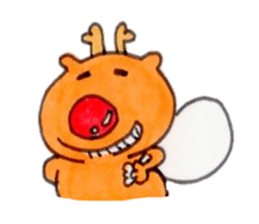 Reindeer Merry Christmas sticker #8701304