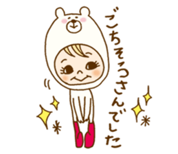 Daily conversation of Kumakocchi(Kansai) sticker #8701392