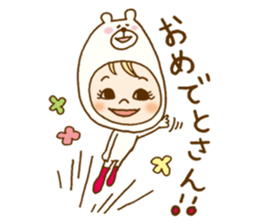 Daily conversation of Kumakocchi(Kansai) sticker #8701403