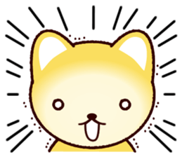 Pretty and strange dog sticker #8701595