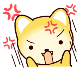 Pretty and strange dog sticker #8701596