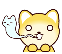 Pretty and strange dog sticker #8701597