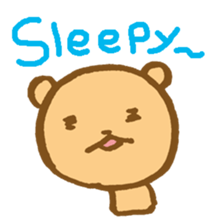 The loosely cute bear English ver. sticker #8701752